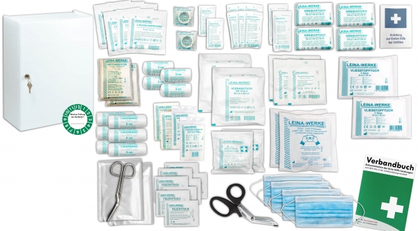 Verbandschrank - CURA mit Inhalt nach aktueller DIN 13169